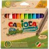 Set De Rotuladores Carioca Jumbo Eco Family 24 Piezas Multicolor (24 Unidades)