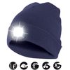 Lighthouse: Gorro Con Luz Led Recargable. Color Azul