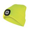 Lighthouse: Gorro Con Luz Led Recargable. Color Amarillo