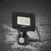 Padlight5, Proyector Led Smd Ip44 10w, Negro 6500k. Con Ir