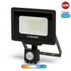 Padlight5, Proyector Led Smd 20w Ip44, Negro 6500k. Con Ir