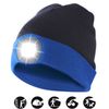 Faro: Gorra Con Luz Frontal Led Recargable. Nerazzurro