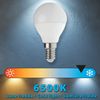 Bombilla Led Smd, Esfera P45, 6w/490lm, Casquillo E14, 6500k