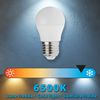 Bombilla Led Smd, Esfera P45, 6w/490lm, Casquillo E27, 6500k