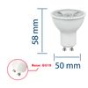 Bombilla Led Smd, Foco Gu10, 230v, 6w / 450lm, 3000k, 38°