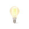 Bombilla De Filamento Led, Esfera P45, 4w/470lm, Casquillo E14, 2700k