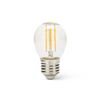 Bombilla De Filamento Led, Esfera P45, 4w/470lm, Casquillo E27, 2700k