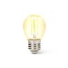 Bombilla De Filamento Led, Esfera P45, 4w/470lm, Casquillo E27, 2700k