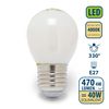 Bombilla De Filamento Led Opal, Esfera P45, 4w/470lm, Casquillo E27, 4000k