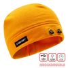 Stoker: Gorro De Spandex Con Luz Led Recargable. Naranja