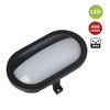 Palpebra:  Aplique Led Integrado 5.5w Color Negro. Para Exterior