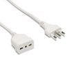 Prolongación Italiana 5 M: Clavija Y Enchufe 16a, Blanco - Cable 3g0,75 Mm²