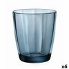 Vaso Bormioli Rocco Pulsar Azul Vidrio (6 Unidades) (305 Ml)