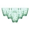 Set De 6 Vasos Flora Bormioli Rocco 26cl Verde