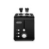 Delonghi Ctx 2203.bk Tostadora 2 Rebanada(s) Negro, Plata 550 W