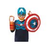 Máscara Marvel Capitán América ¡con Accesorios De Cartón Para Recrear La Máscara De Tu Superhéroe!
