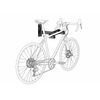 Meliconi 489001 Soporte De Bicicleta Aparcabicicletas De Exterior Montado En Pared Negro