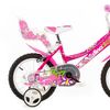 Bicicleta Niños 16 Pulgadas Happy rosado 5-7 años