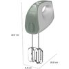 Batidora Amasadora Eléctrica Con 5 Velocidades Crea & Crema