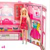 Barbie - Muñeca Y Tienda De Ropa Con Armario Y Perchas Para Colgar Y Exponer Prendas A La Venta