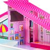 Barbie - Dreamhouse Cartón Para Montar Con Accesorios Y Muñeca Incluida, Juguete +4 Años