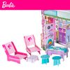 Barbie - Dreamhouse Cartón Para Montar Con Accesorios Y Muñeca Incluida, Juguete +4 Años