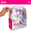 Barbie - Mochila Iridiscente Y Kit Creativo Con 600 G Plastilina De Colores, Utensilios Y Moldes Para Hacer Formas