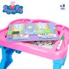 Peppa Pig - Mesa Infantil Con Pizarra Y 10 Juegos Para Niños +2 Años