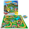 Hot Wheels - Juego De Mesa Con Tablero Y Fichas De Cartón Para Niños, 2-4 Jugadores, + 5 Años