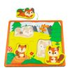 Liscinai - Puzzles Montessori Con Caja 3d Y Piezas De Animales, Para Niños +1 Año