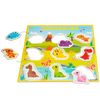 Liscinai - Juego Montessori Colours Con Caja 3d Y 61 Piezas Para Aprender Colores Y Figuras, Para Niños +1 Año