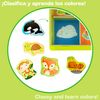 Liscinai - Juego Montessori Happy Animals Con Caja 3d Y 67 Piezas Para Aprender Animales, Para Niños +1 Año