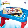 Spidey - Mesa Infantil Con Pizarra Y 10 Juegos Para Niños +2 Años