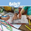 Bluey - Cuaderno De Ejerecicios Para Niños, Incluye Pizarras Y Rotuladores De Colores, +3 Años