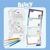 Bluey - Cuaderno De Ejerecicios Para Niños, Incluye Pizarras Y Rotuladores De Colores, +3 Años