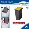 Papelera "touch & Lift" 25l Ámbar