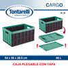 Caja Multiusos Tontarelli 46l Verde Y Negro