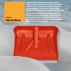 Pala Para Nieve Con Mango De Madera/polipropileno Artplast 43x35cm Rojo