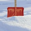 Pala Para Nieve Con Mango De Madera/polipropileno Artplast 43x35cm Rojo