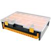 Organizador De Plástico L443 X P317 X H107 Mm Con Cajas Surtidas, Tapa Transparente