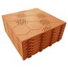 Suelo Para Terraza O Jardín De 39x39x2,5 Cm Superficie 0,15 M² Colección Easy - Terracota