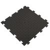 Suelo Exterior De Caucho De 48,3x48,3 Cm Superficie 0,23m² Colección Tenax – Negro