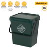 Cubo De Polipropileno Artplast Biosystem 40 X 30,5 X 39 Cm Verde