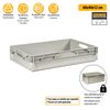 Caja Industrial 600x400 H 120 Mm Gris