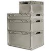 Caja Industrial 600x400 H 120 Mm Gris