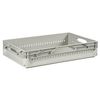 Caja Industrial Perforada 600x400 H 120 Mm Gris