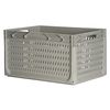 Caja Industrial Perforada De Polipropileno Artplast 60x40x32 Cm Gris