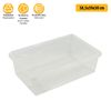 Caja Transparente Con Cubierta De Polipropileno Artplast Tuobox Blanco