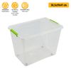 Caja Tranparente Ruedas Y Cierre Por Enganche 585x390x410 Mm Artplast