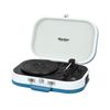 Trevi Tt 1020 Bt Tocadiscos De Tracción Directa Azul, Blanco Semiautomático